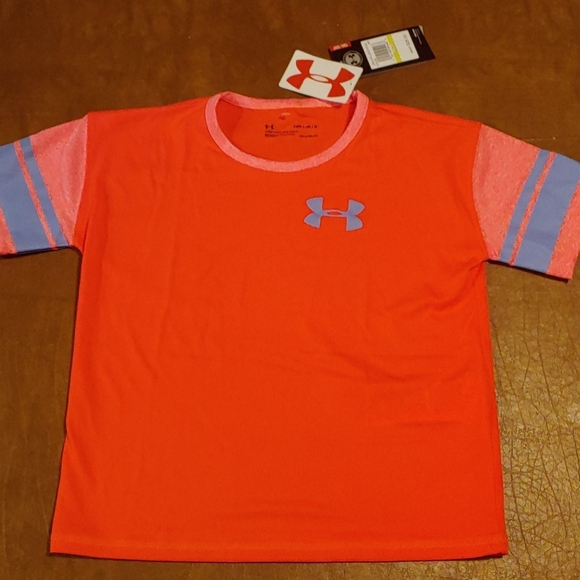 NWT Under Armour Girls Medium Heat Gear - Picture 1 of 4